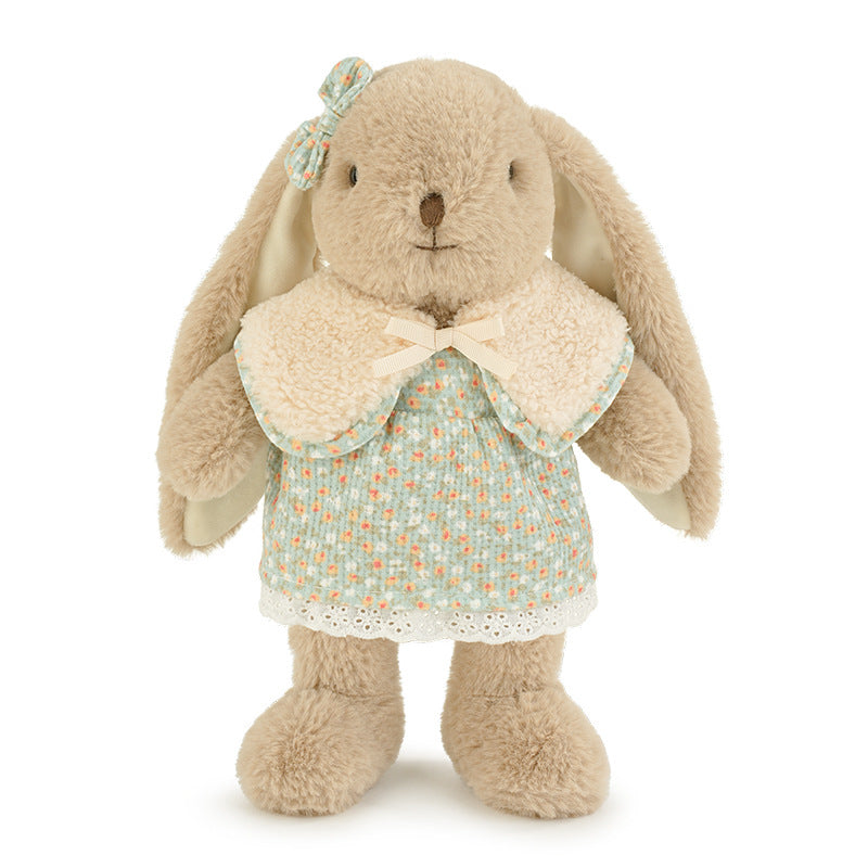Bunny Plush Toy – Floral Dress & Long Ears, 30–53cm