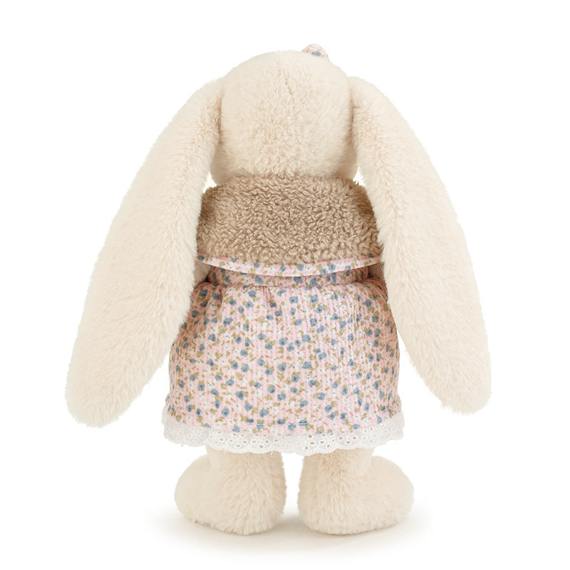 Bunny Plush Toy – Floral Dress & Long Ears, 30–53cm