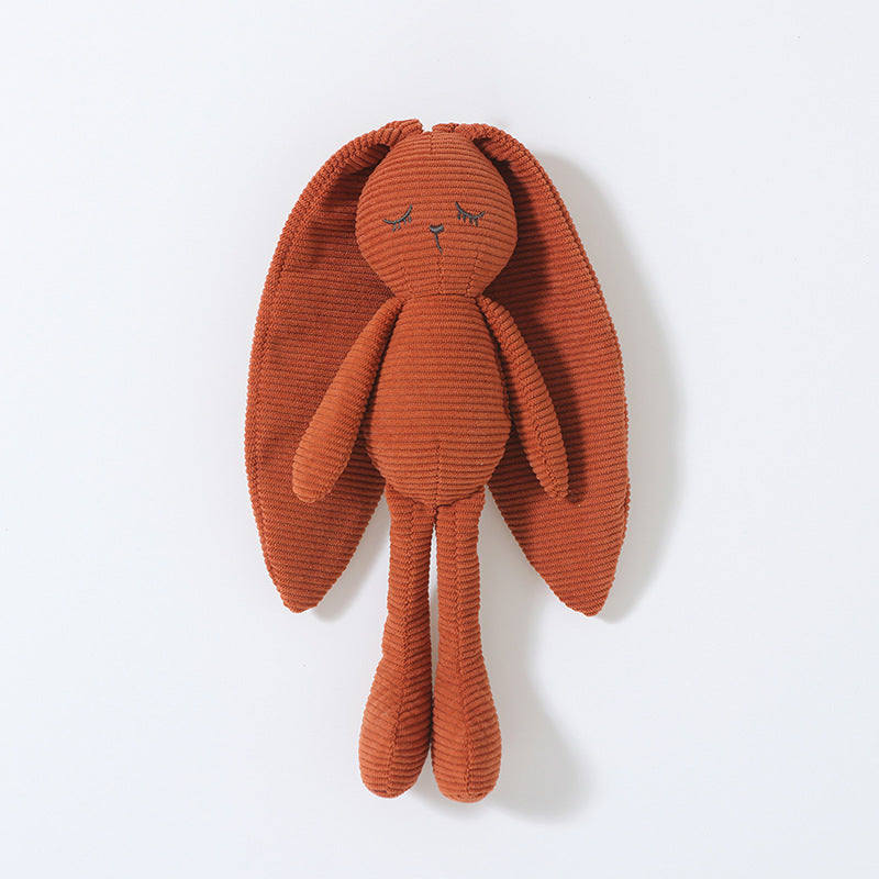 Corduroy Bunny Hand Puppet | Long Ear Baby Toy