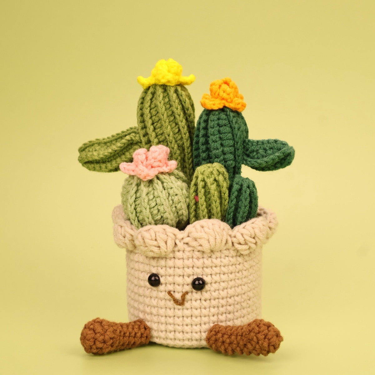Crochet Cactus Plant – Cute Desk Decoration