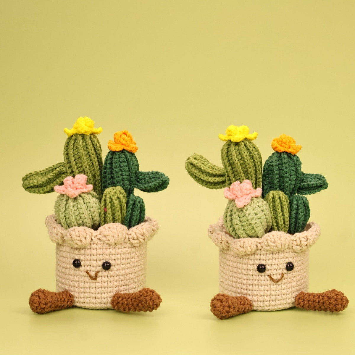 Crochet Cactus Plant – Cute Desk Decoration