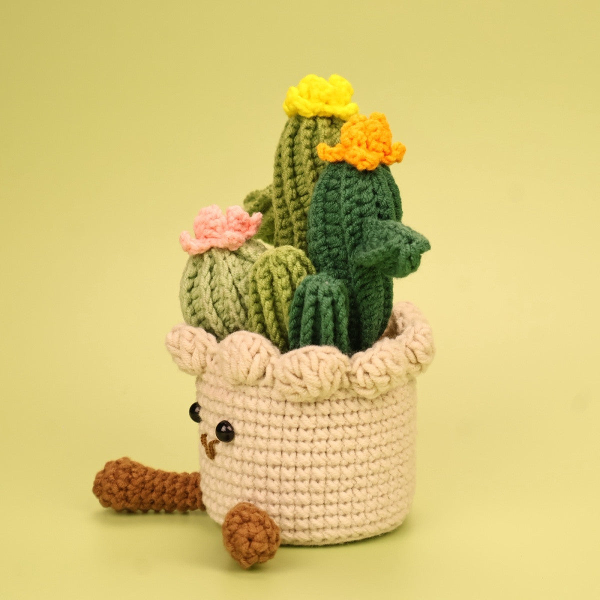 Crochet Cactus Plant – Cute Desk Decoration