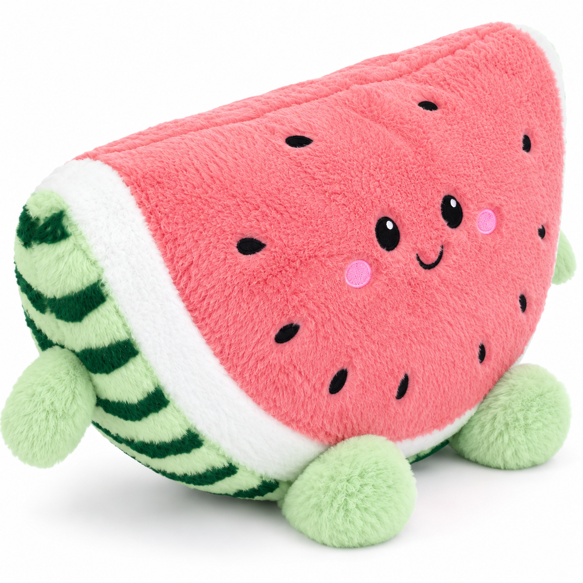 Watermelon Plush Toy - Large Soft Fruit Cushion, 50cm