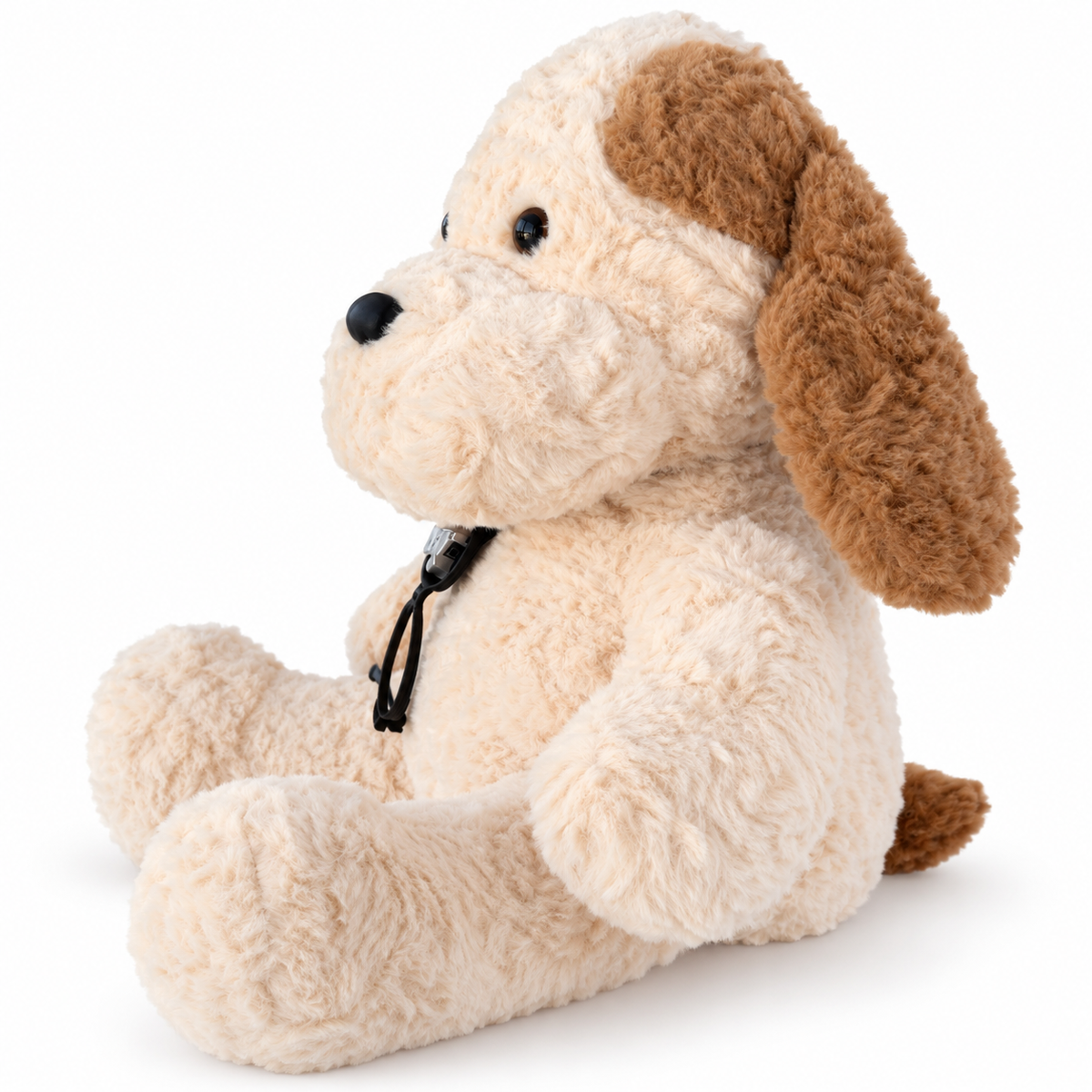 Camera Dog Plush Toy – Shaggy Puppy with Glasses, 45cm
