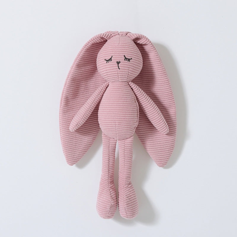 Corduroy Bunny Hand Puppet | Long Ear Baby Toy