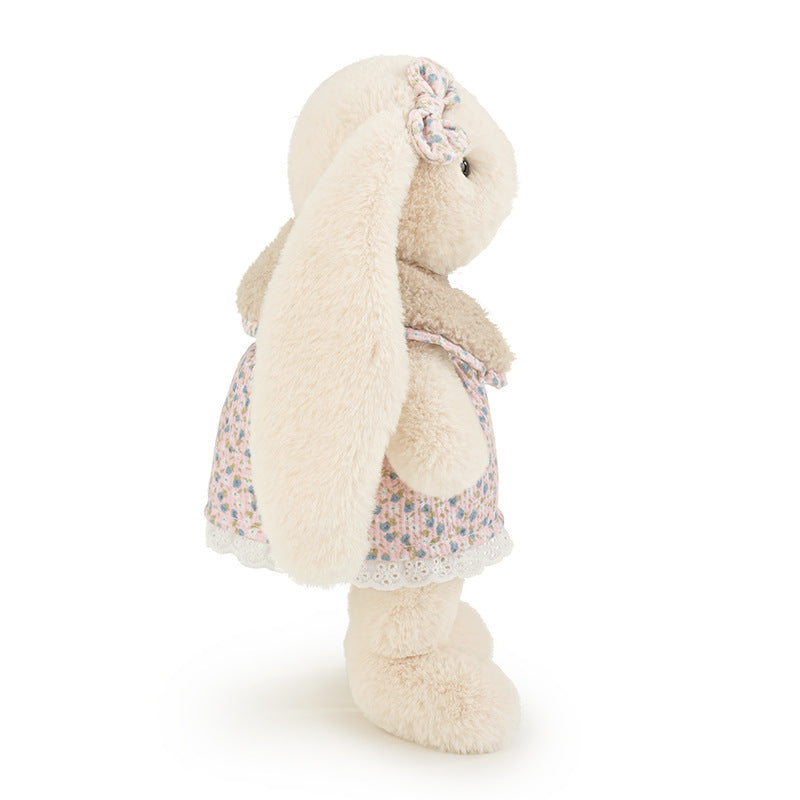 Bunny Plush Toy – Floral Dress & Long Ears, 30–53cm