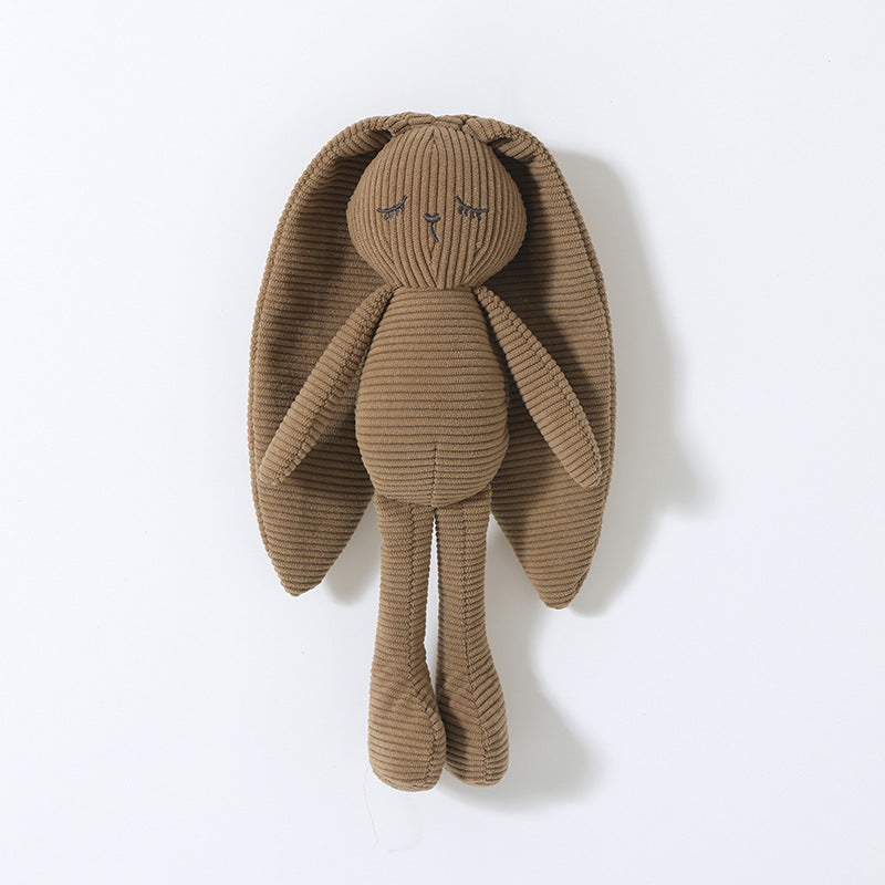 Corduroy Bunny Hand Puppet | Long Ear Baby Toy