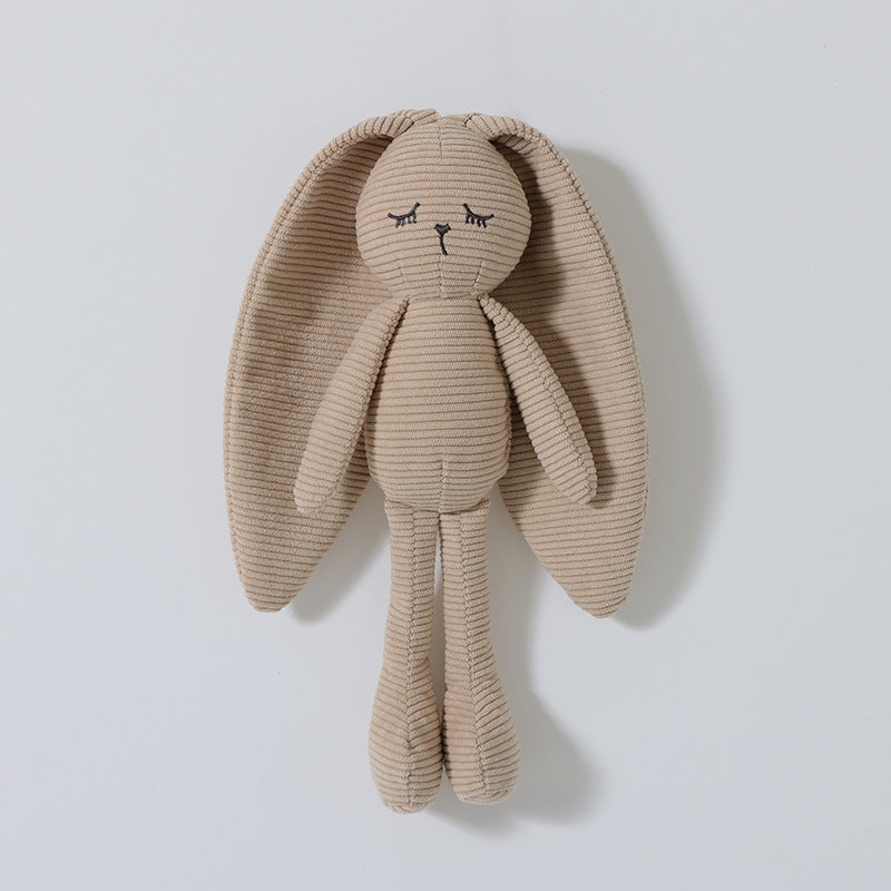 Corduroy Bunny Hand Puppet | Long Ear Baby Toy