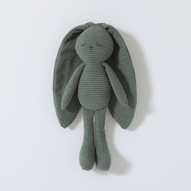 Corduroy Bunny Hand Puppet | Long Ear Baby Toy