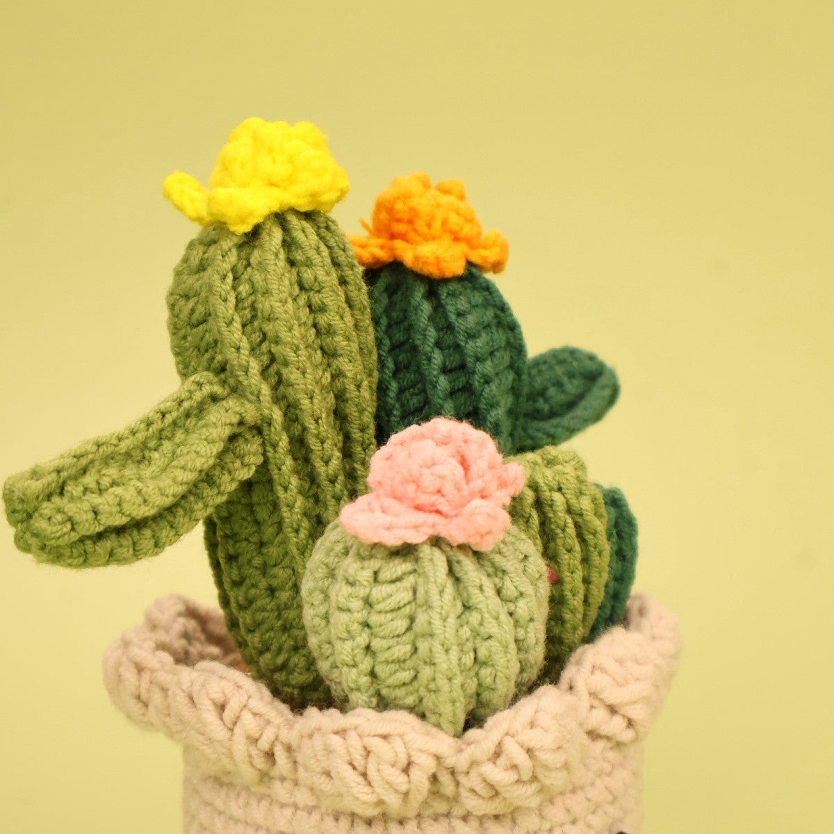 Crochet Cactus Plant – Cute Desk Decoration